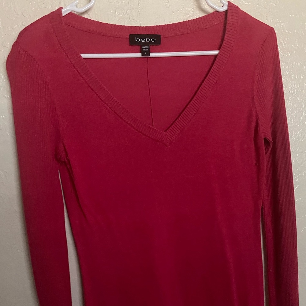 Bebe V-neck sweater